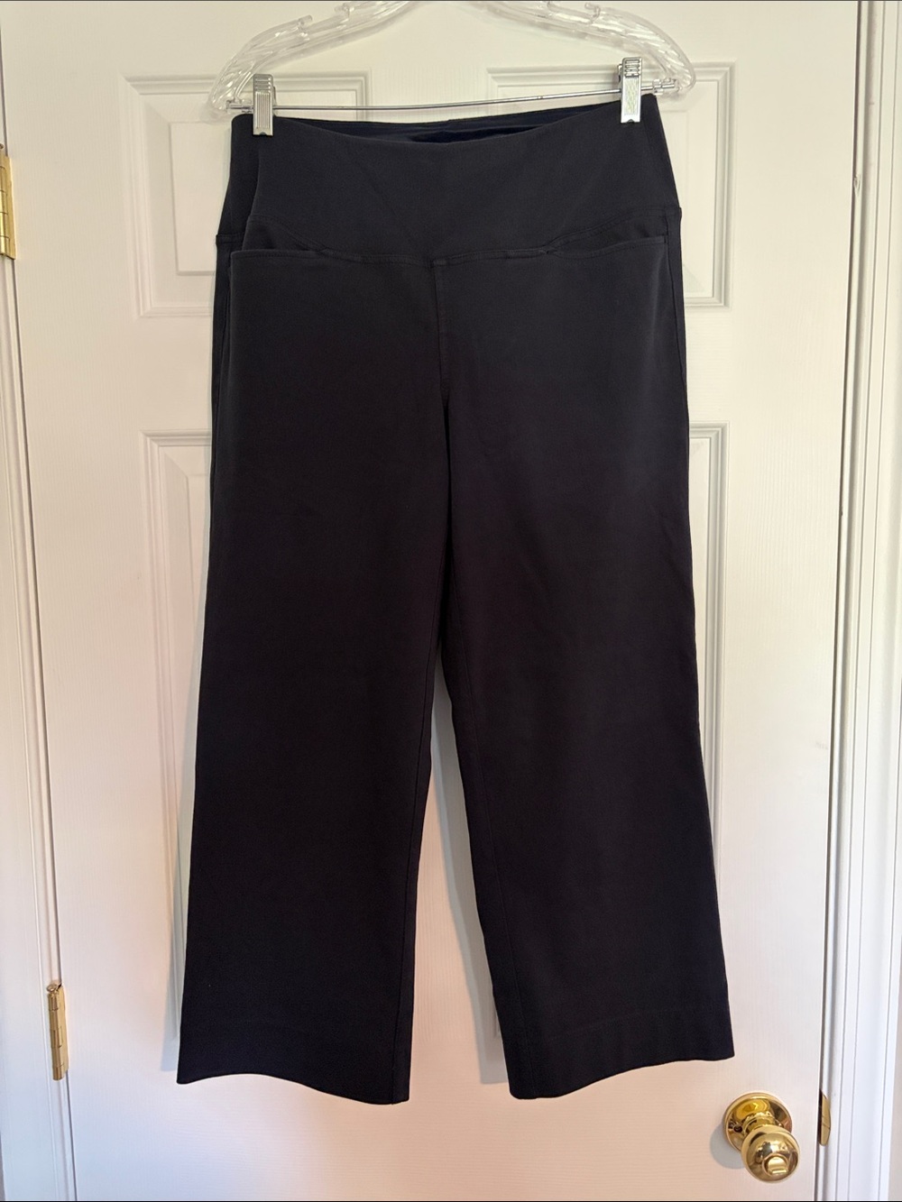 J. Jill Blue Wide-Leg Crop Pants